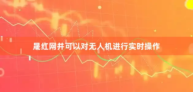 晟红网并可以对无人机进行实时操作