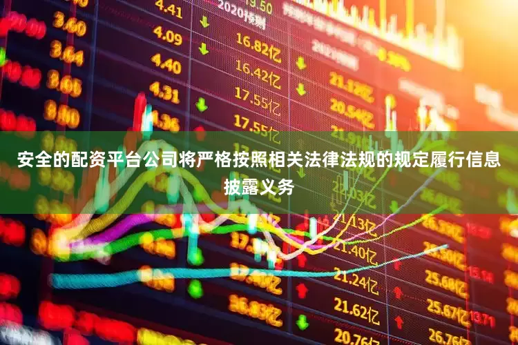 安全的配资平台公司将严格按照相关法律法规的规定履行信息披露义务